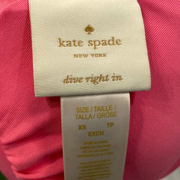 Kate Spade Women's Petunia Pink Morro Bay Triangle Halter Bikini Swim Top sz XS - Picture 4 of 7